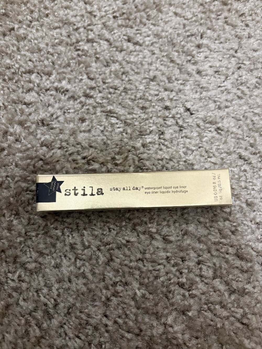 Stila Stay All Day Waterproof Liquid Eye Liner Full Size New in Box
